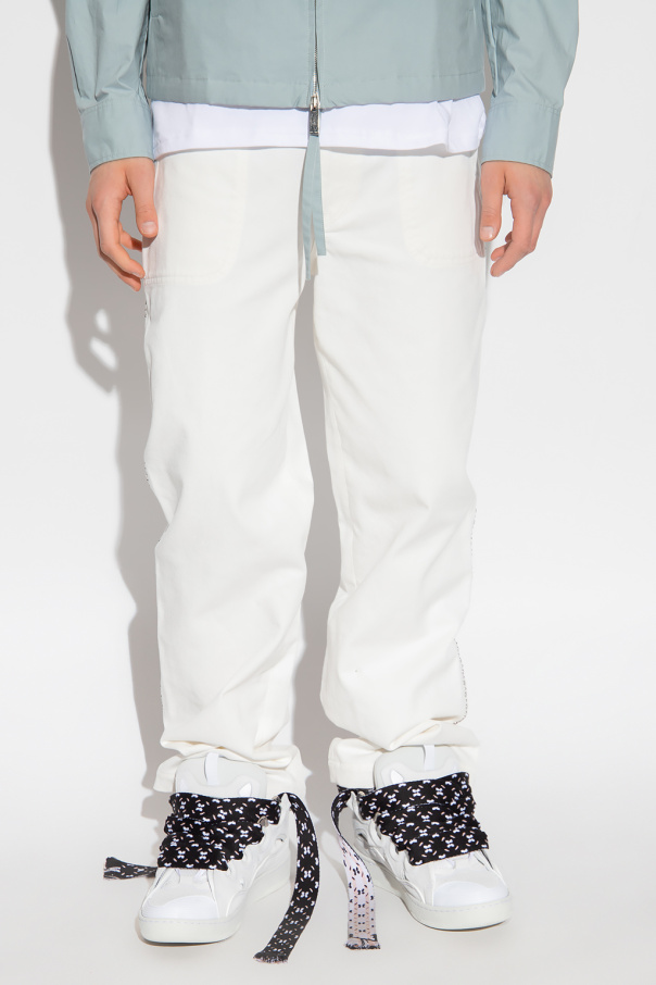 White hot sale studded jeans